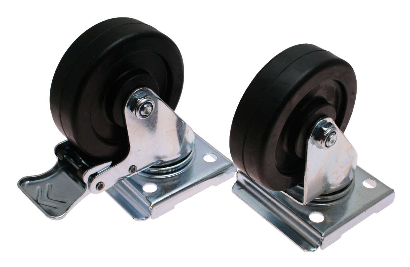 Combisteel Castor Set GN Series 4X, 140mm Height with Brake 1