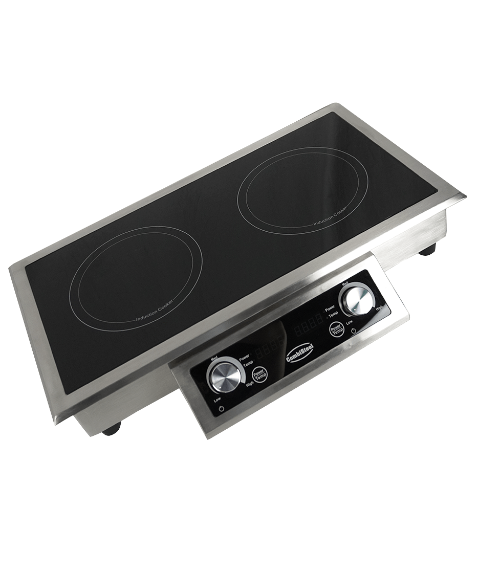 Combisteel Drop-In Induction Stove 2 Hobs, 2x 3.5kW 6