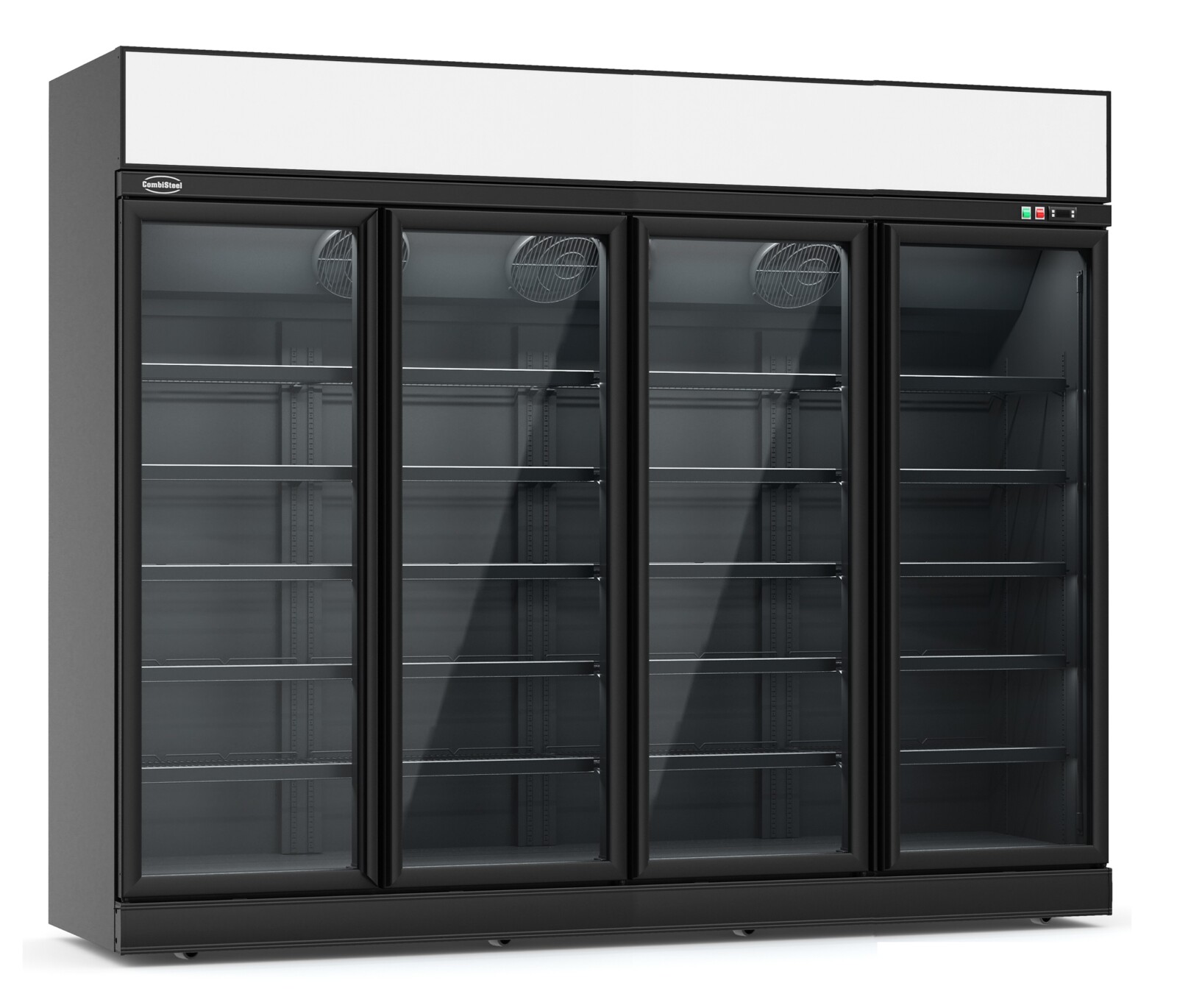 Combisteel 4 Glass Door Freezer INS-2060F, 2060L, Black 1