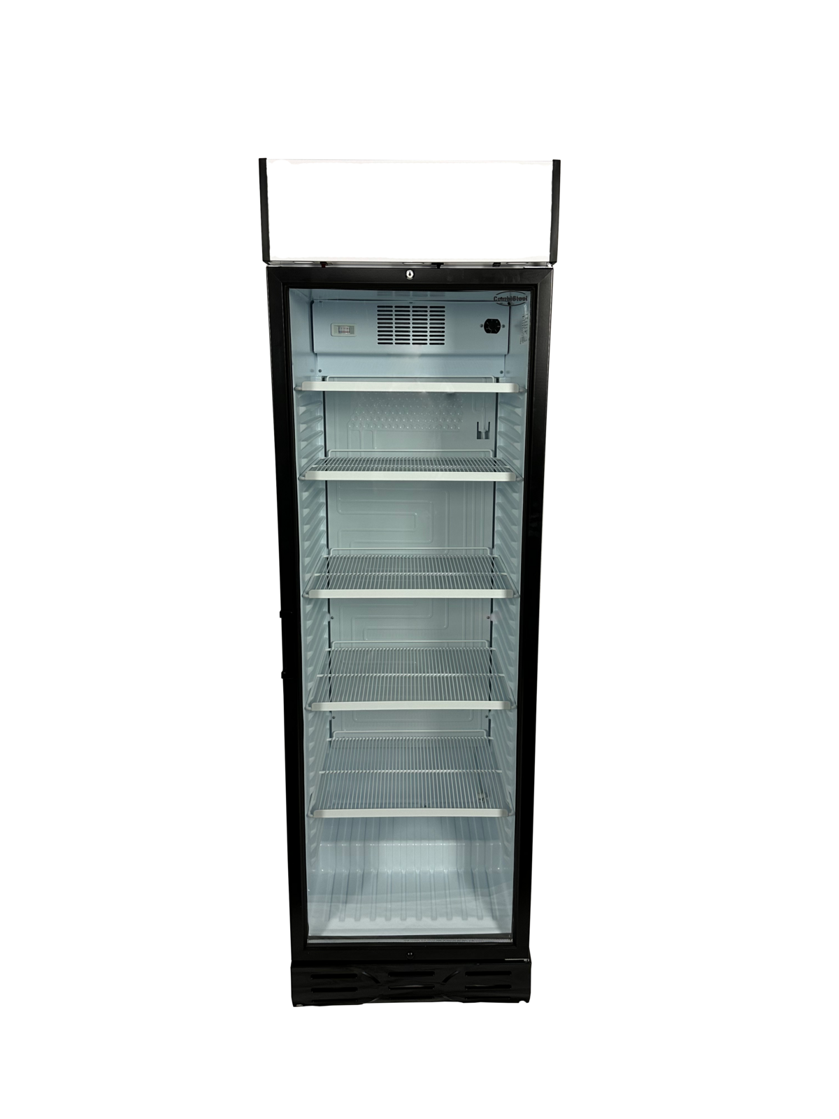 Combisteel Glass Door Refrigerator 382L, Left Hinge, LED Display 3