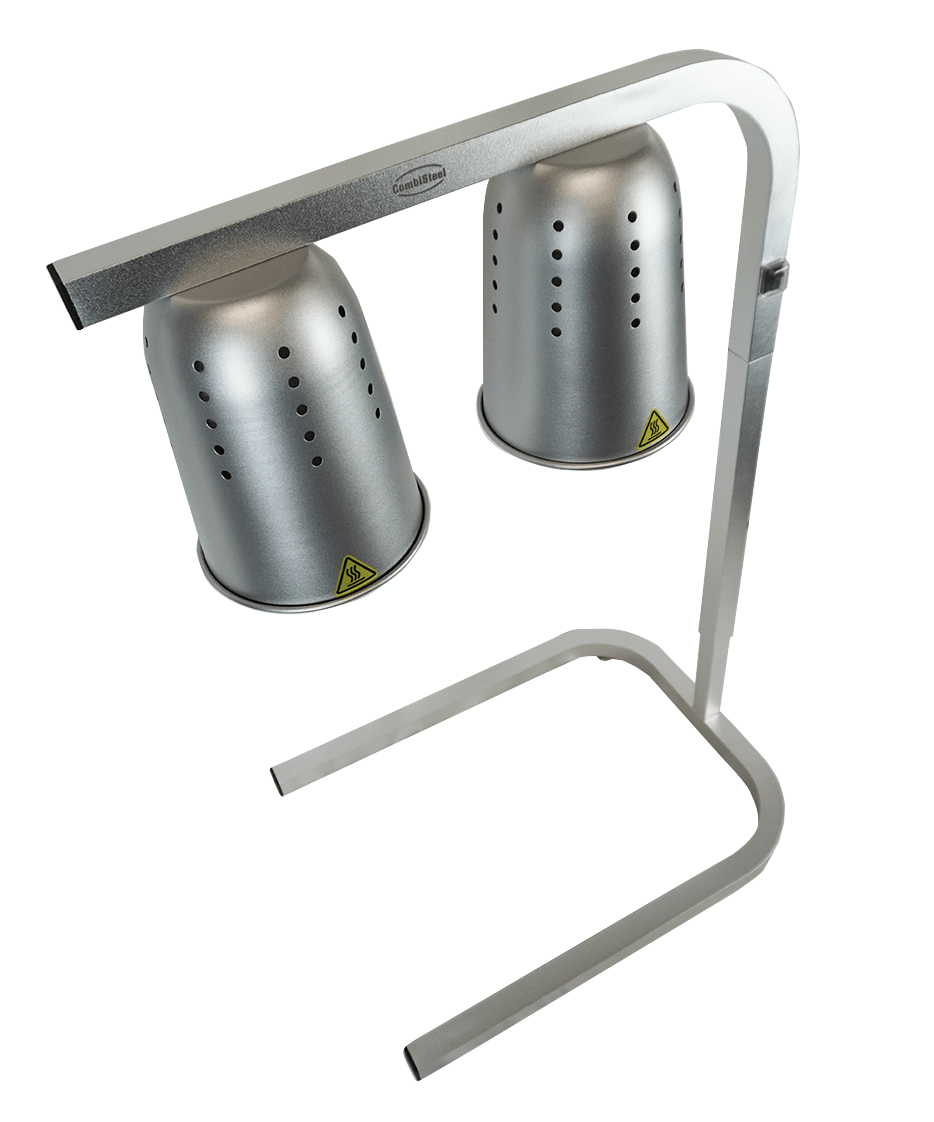 Combisteel Telescopic Heat Lamp Silver, 0.5 kW, Adjustable Height 6
