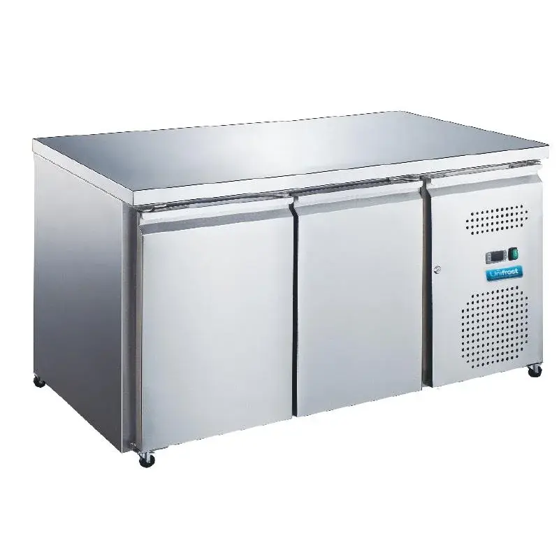 Unifrost CR1360FT Two Door Counter Fridge 282L Flat Top 1