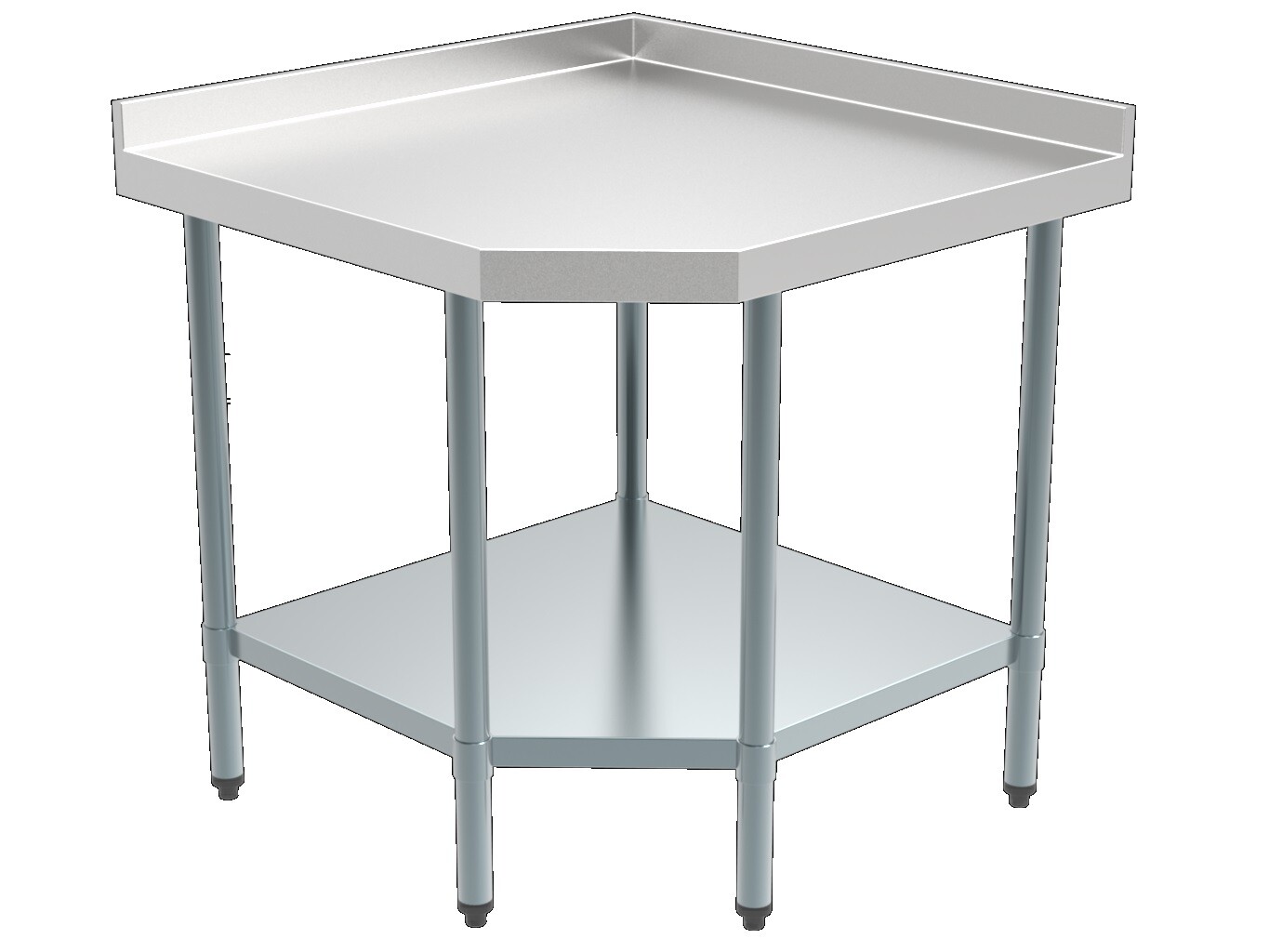 Corner Table Flat Packed 900x900mm, 700mm Deep 1