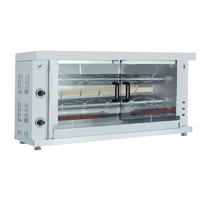 Combisteel Gas Chicken Rotisserie 2 Spits, 6 kW, 8-10 Birds 1