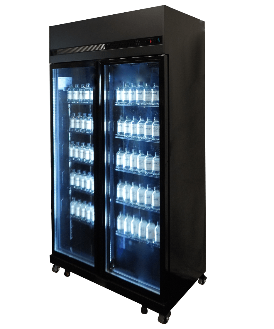 Combisteel Glass Door Refrigerator IRM-770 BL, 770L, Black 6
