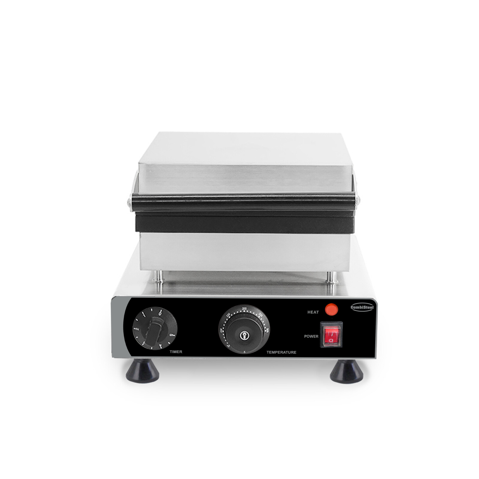 Combisteel Square Waffle Iron 4-Piece, 1.75kW Tabletop 4