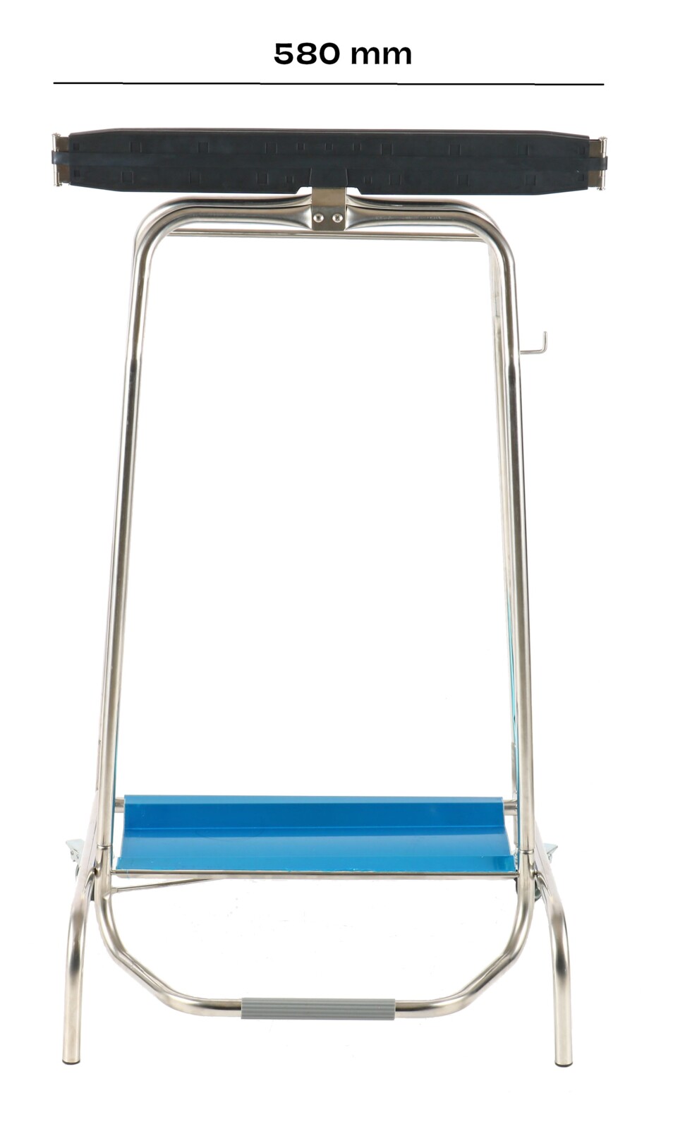 Combisteel Pedal Controlled Trash Bag Holder, Mobile Stainless Steel 6
