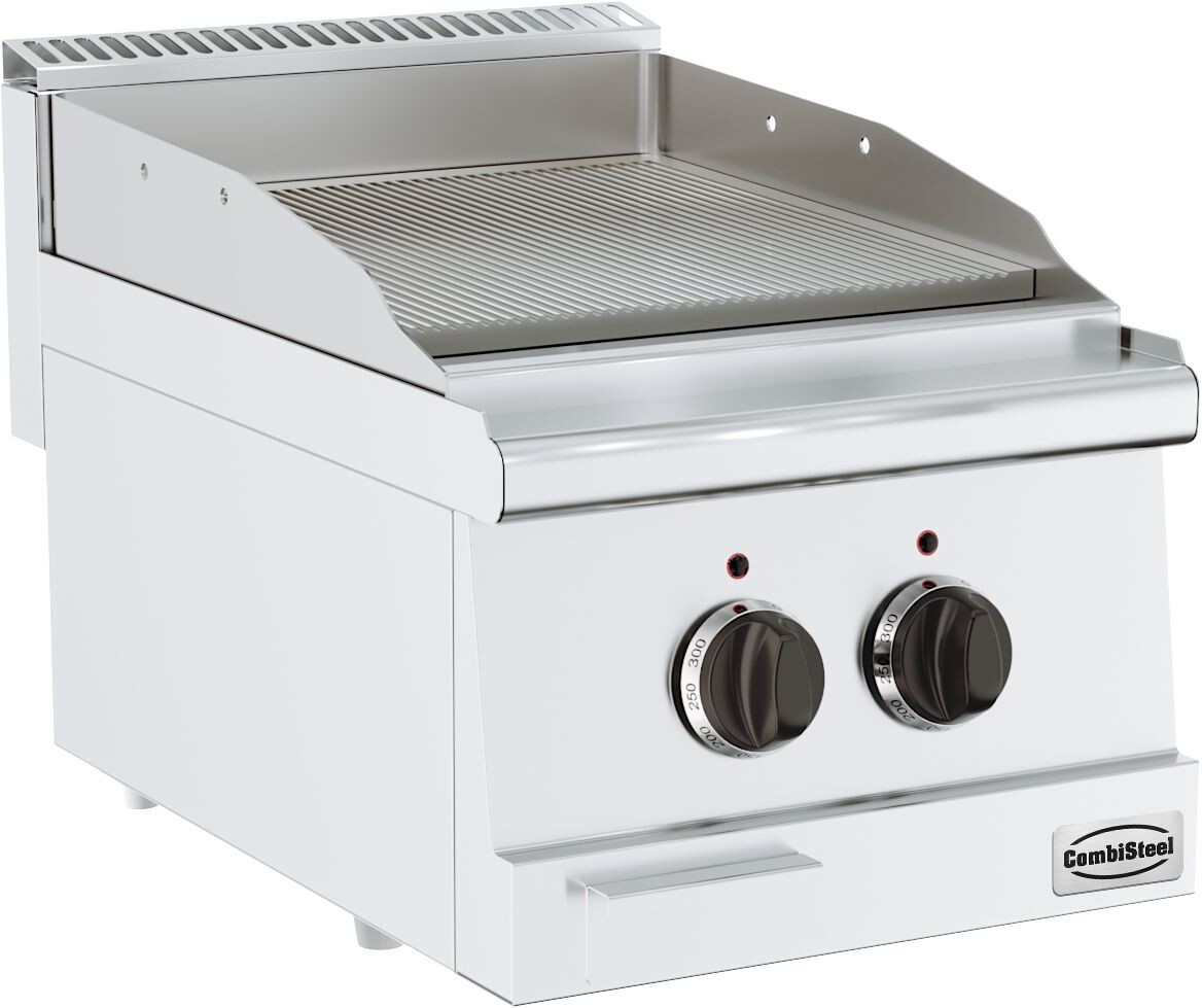 Combisteel Electric Fry Top Grooved 3.6kW, 400x600mm Tabletop 1