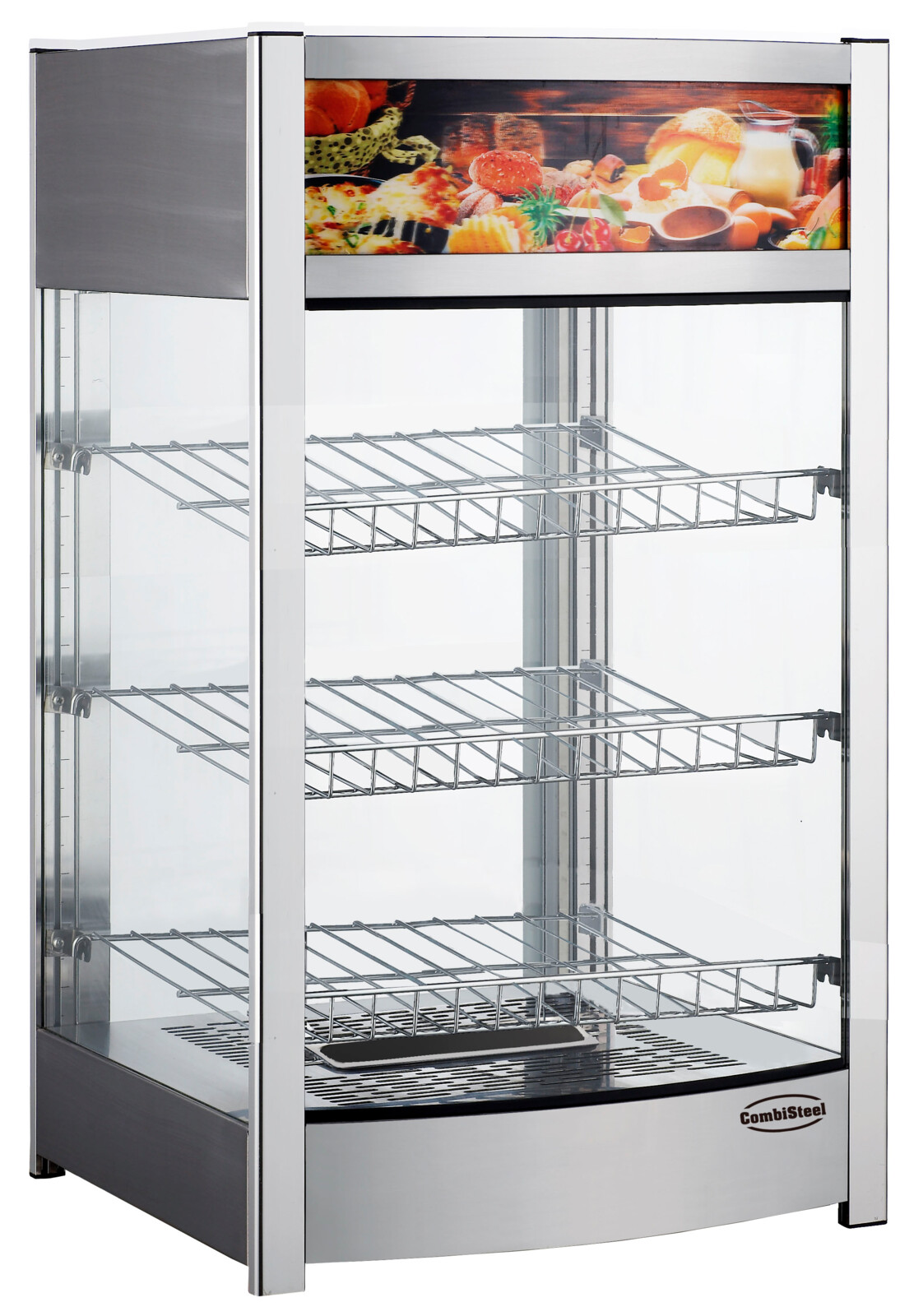 Combisteel Hot Display 97L, 3 Grid Heated Food Cabinet 1