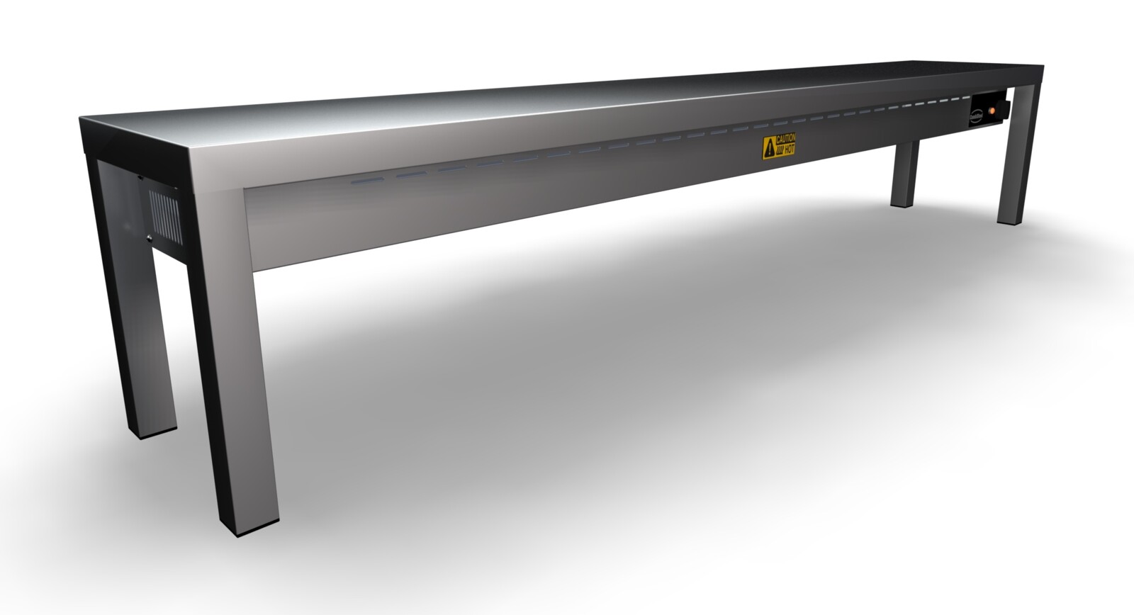 Combisteel Heated Overshelf 1800mm, 5x250W Ceramic Elements 2