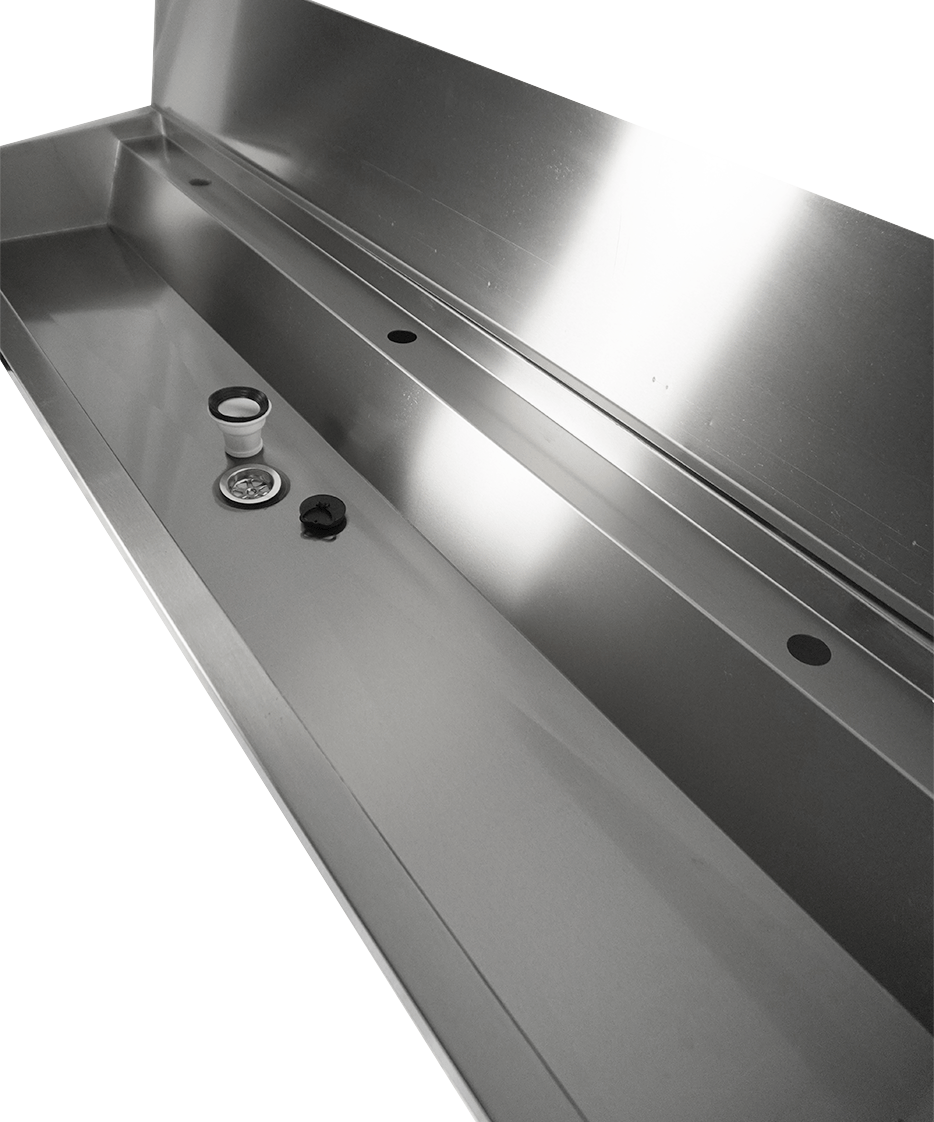 Combisteel Triple Basin Wash Sink 1800mm, 3 Taps, Stainless Steel 5