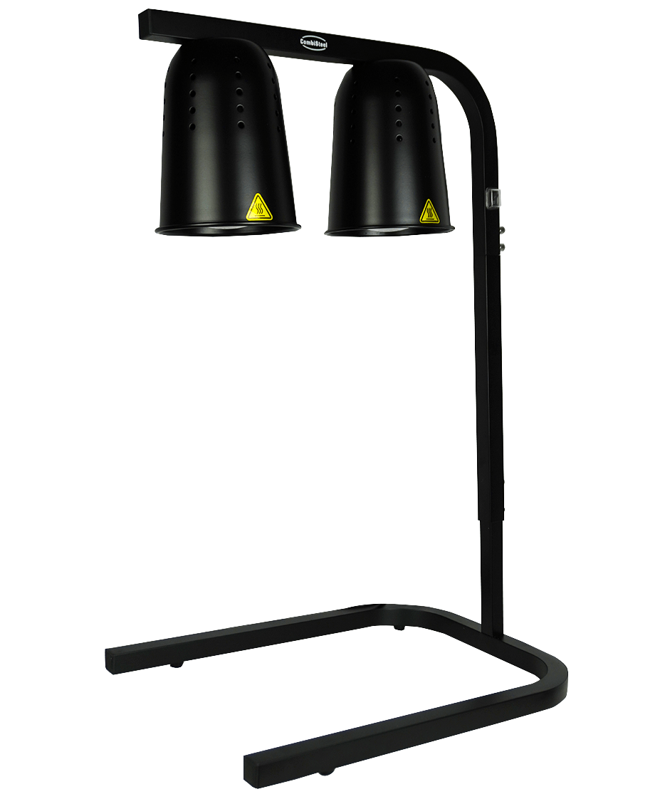 Combisteel Telescopic Heat Lamp Black, 0.5kW, Height Adjustable 4