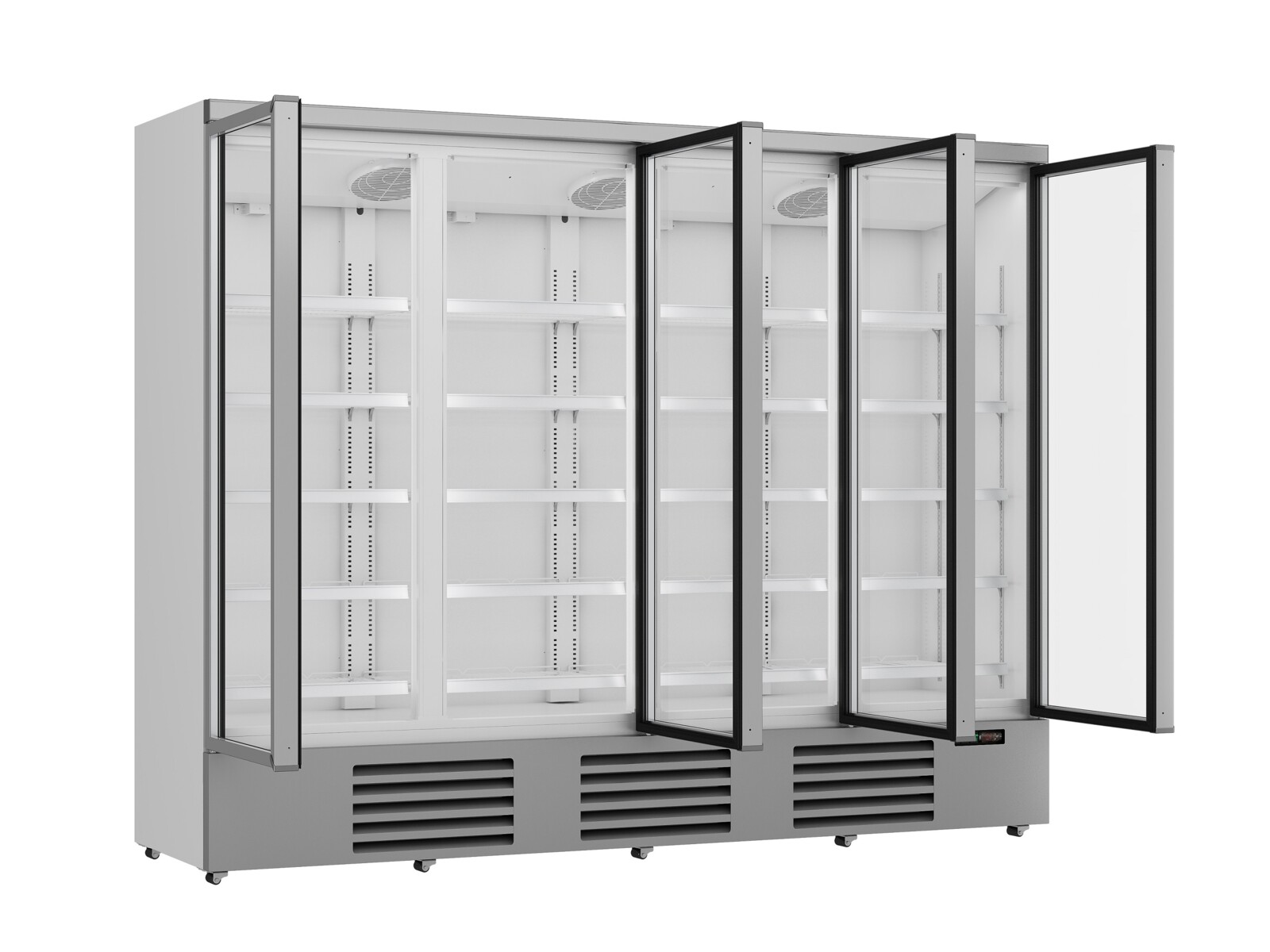 Combisteel 4 Glass Door Refrigerator JDE-2025R, 2025L Capacity 2