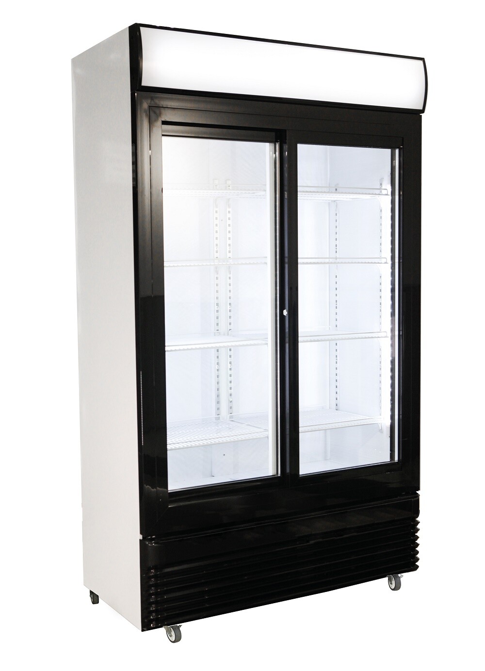 Combisteel BEZ-780 SL Glass Door Refrigerator, 780L Sliding Doors 1