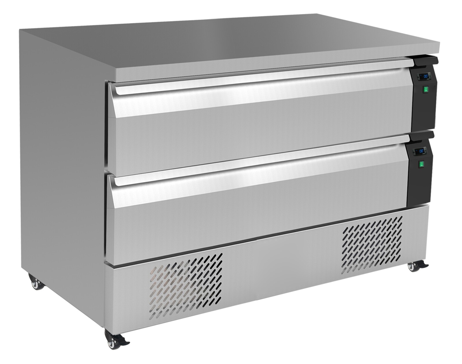 Combisteel Refrigerated Freezer Counter 2 Drawers 6x 1/1GN Switchable 1