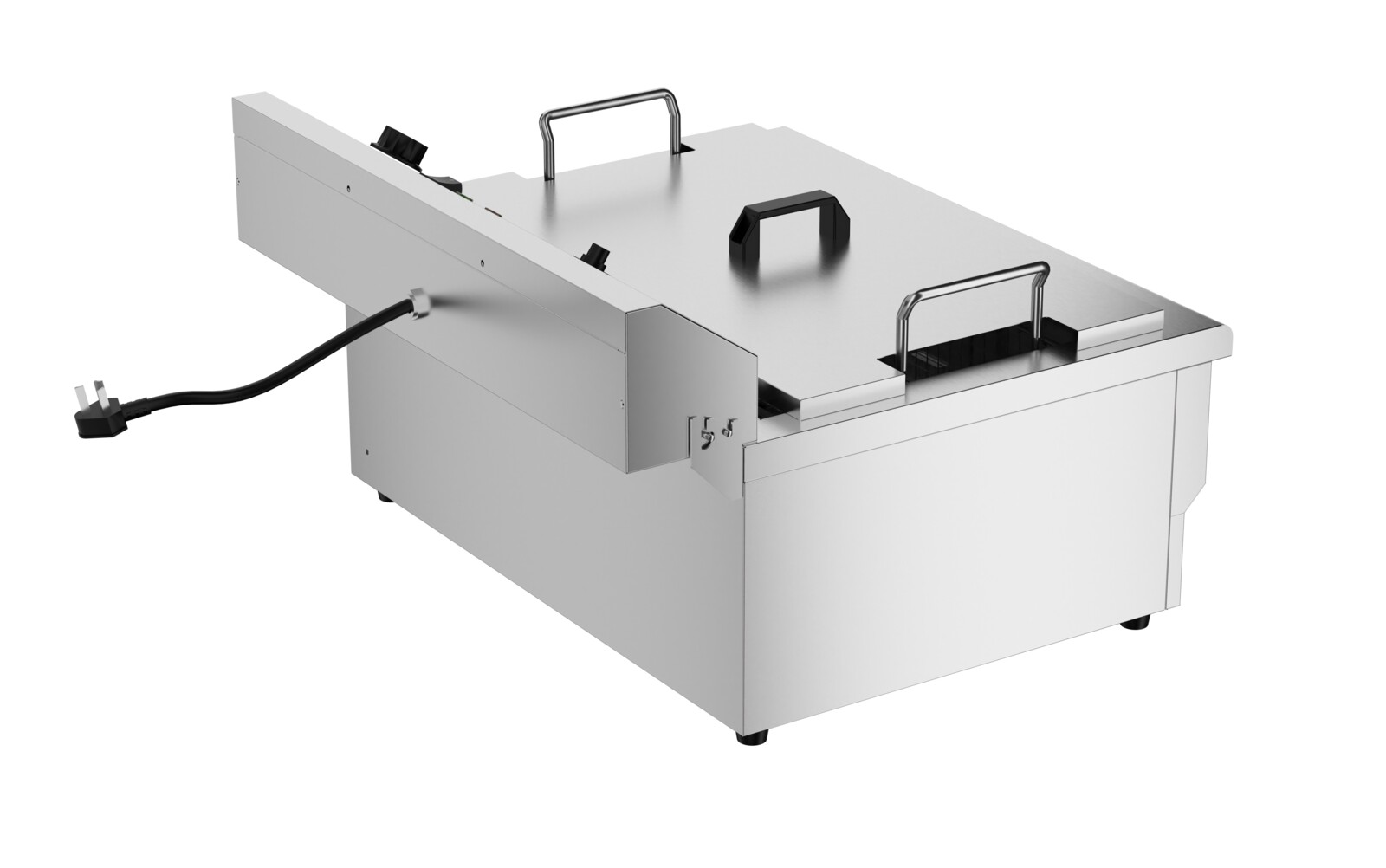 Combisteel Electric Counter Fryer 25L with Drain Valve, 6kW 2