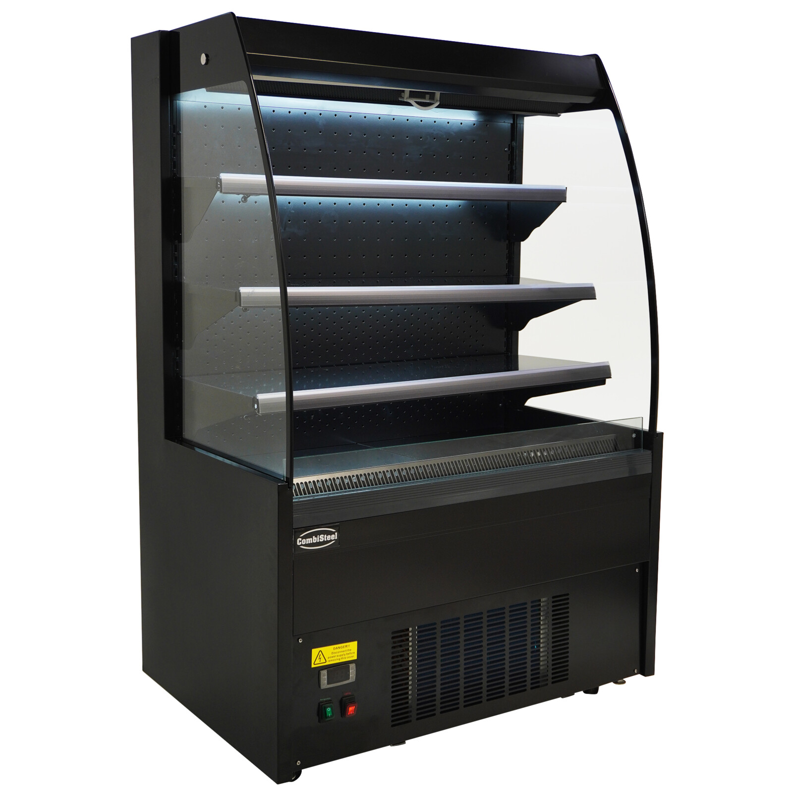 Combisteel Cold Display 1.0m Mobile, 290L, Curved Glass 6