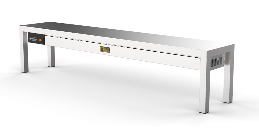 Combisteel Ceramic Heated Overshelf 1600mm, 4x250W Heaters 1