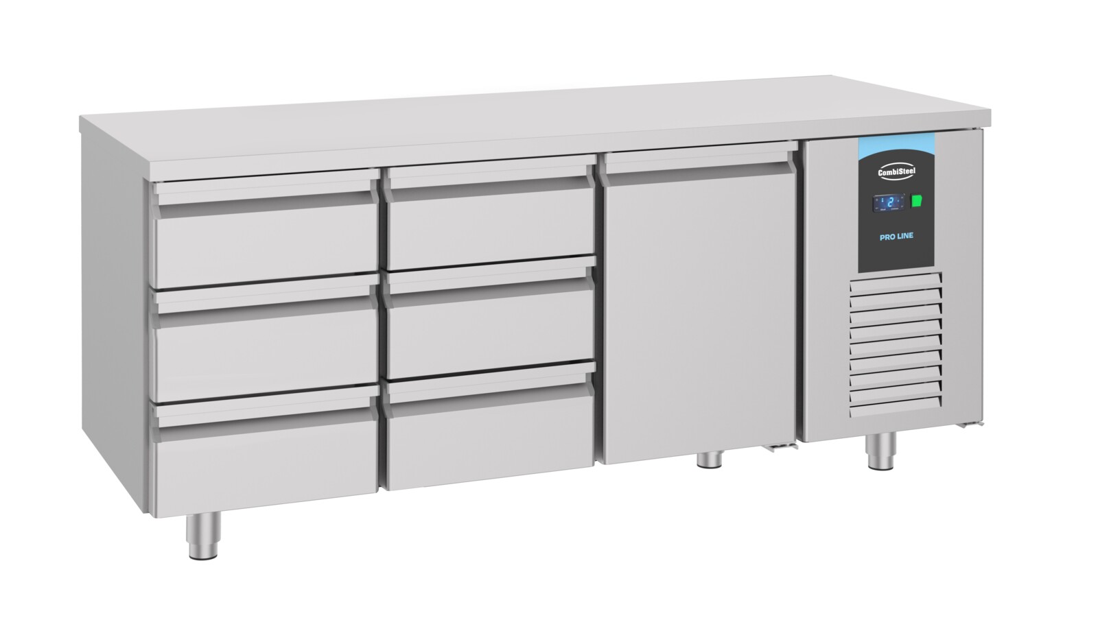 Combisteel Energy Line Refrigerated Counter 1 Door 6 Drawers, 474L 1