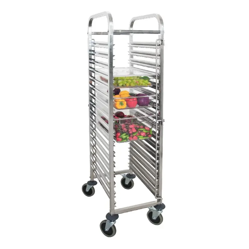 Atlas GN1-16MT Mobile Pan Rack 16 Level Gastronorm Trolley 1