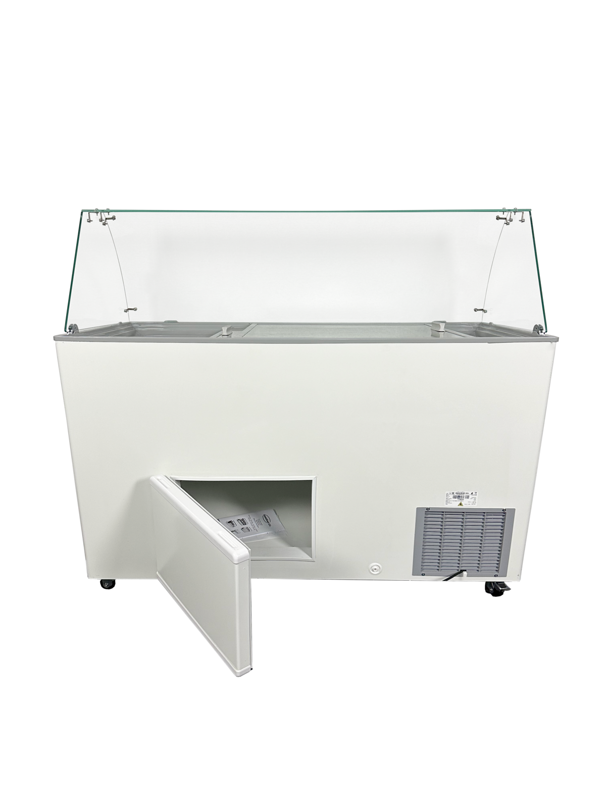 Combisteel Tenerife Ice Cream Display 10x5L, Mobile Static Cooling 6