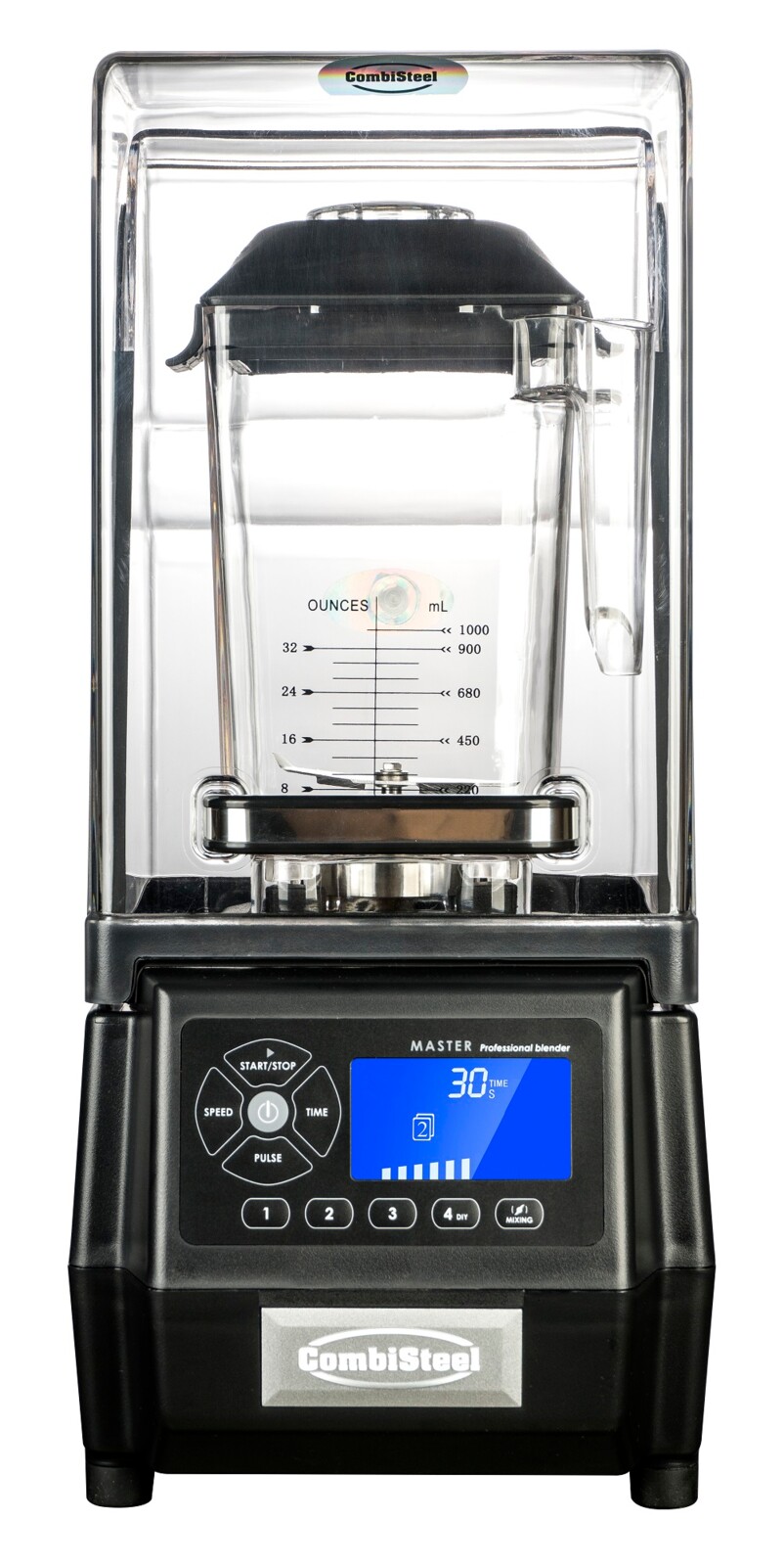 Combisteel Commercial Blender 2L with Noise Reduction Hood, 1.5kW 5