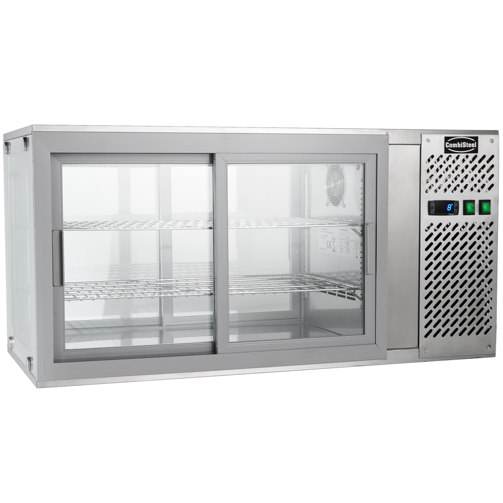 Combisteel Dessert Display Case 150L, Refrigerated LED Showcase 2