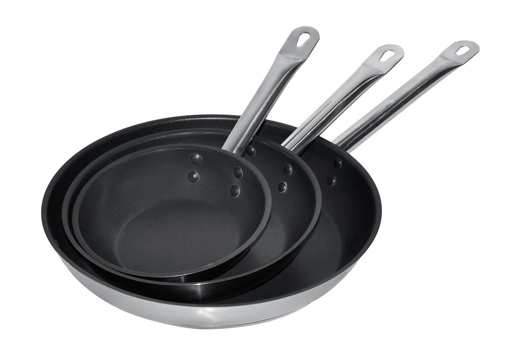 Chefs Heat Stainless Steel Non-Stick Frypan 24cm, 2.3L Capacity 1