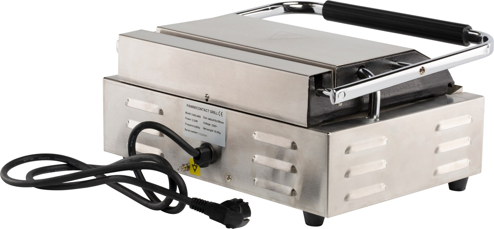 Combisteel Contact Grill Panini, 2.2 kW, Ribbed Plate 5