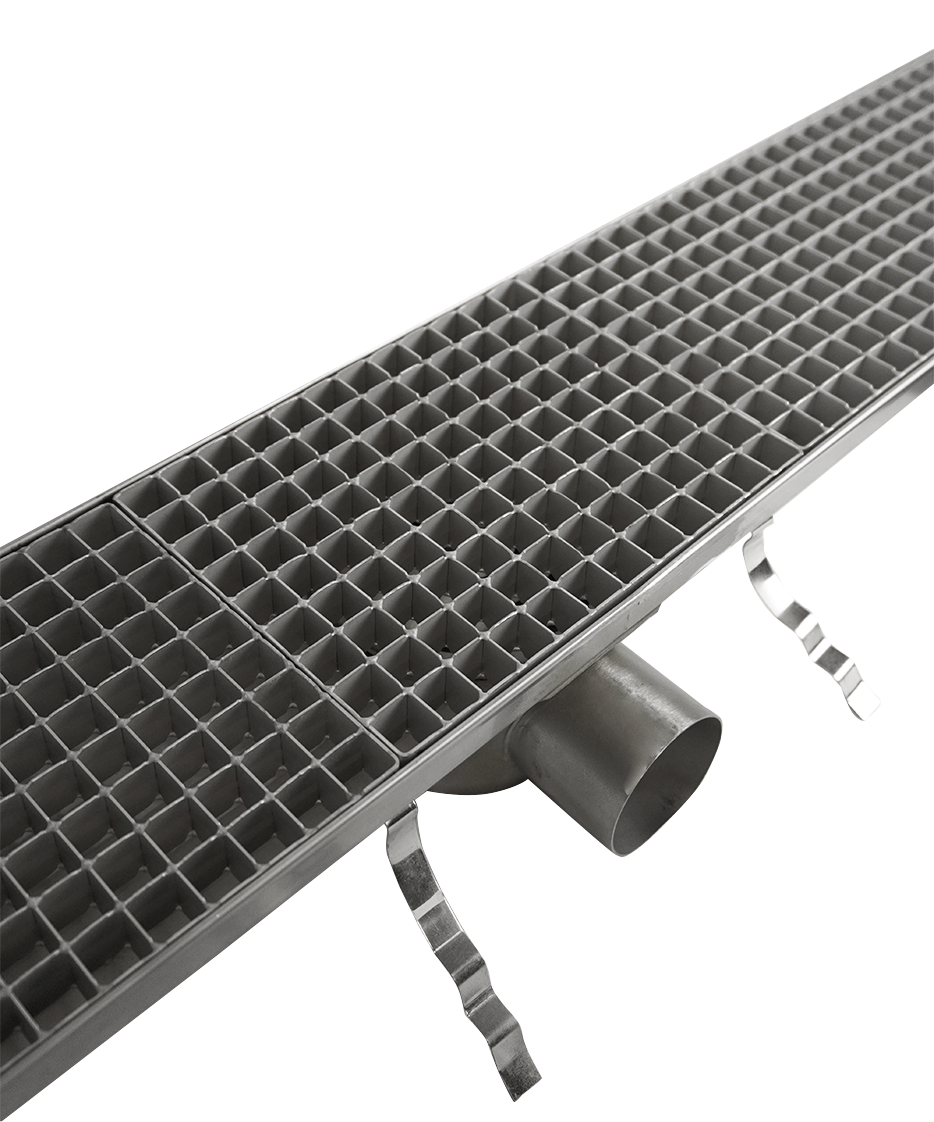 Combisteel Floor Grid 1144x200mm, Stainless Steel Drainage 4