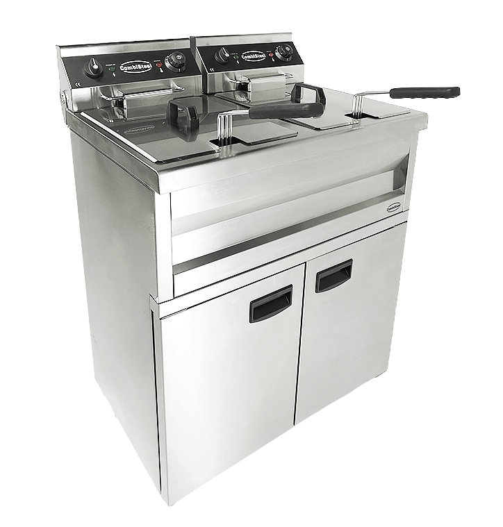 Combisteel Electric Fryer 2x9L, Dual Tank, 6.6kW Freestanding 2