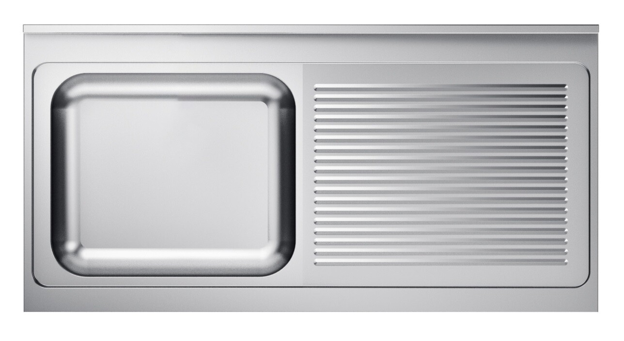 Tabletop Sink Unit 1400x700mm, Single Bowl Left Position 1