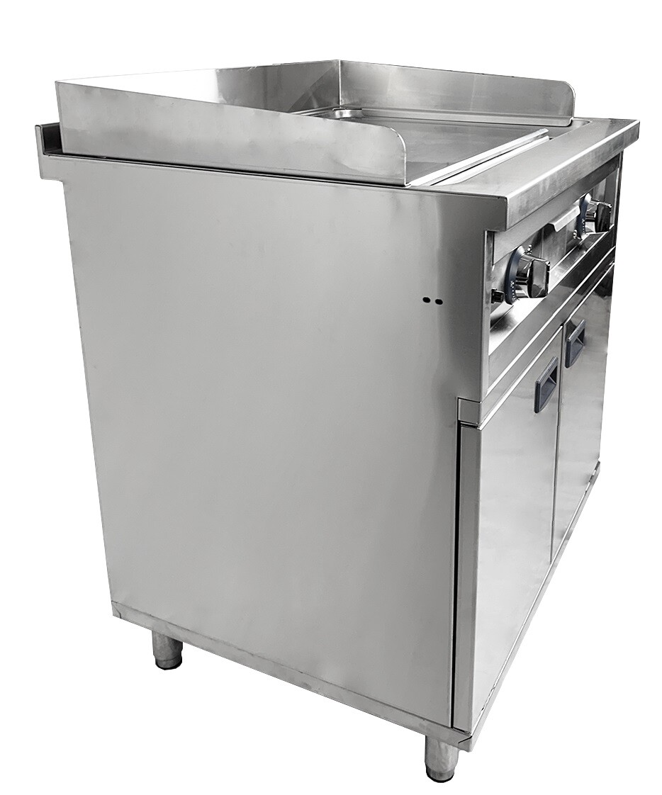 Combisteel Entry 700 Electric Fry Top Chrome, 8.1 kW Double Zone 5