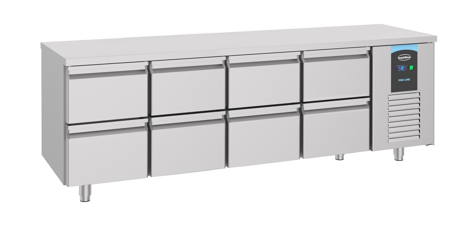 Combisteel Refrigerated Counter 8 Drawers, 632L, Energy Line 1