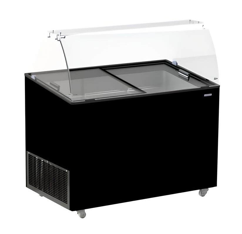 Combisteel Ice Cream Display Java Black 8x5L, Static Cooling 1