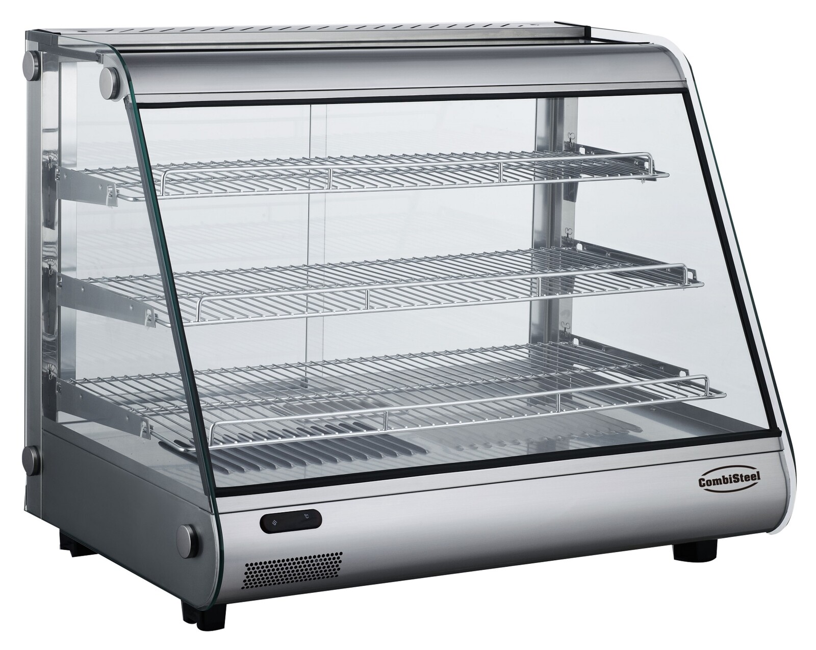 Combisteel Hot Display 160L Tabletop, 3 Shelves, LED Lighting 1