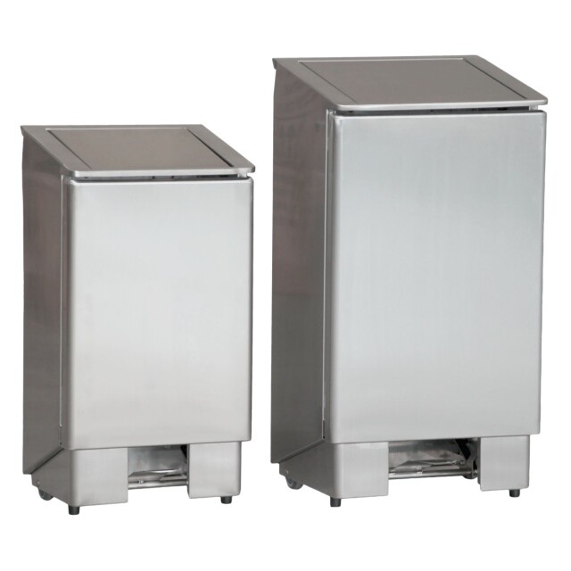 Combisteel Waste Bin with Foot Pedal 90L Stainless Steel 2