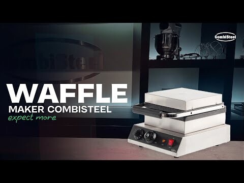 Combisteel Waffle Maker 2kW, Adjustable Temperature, Tabletop 6