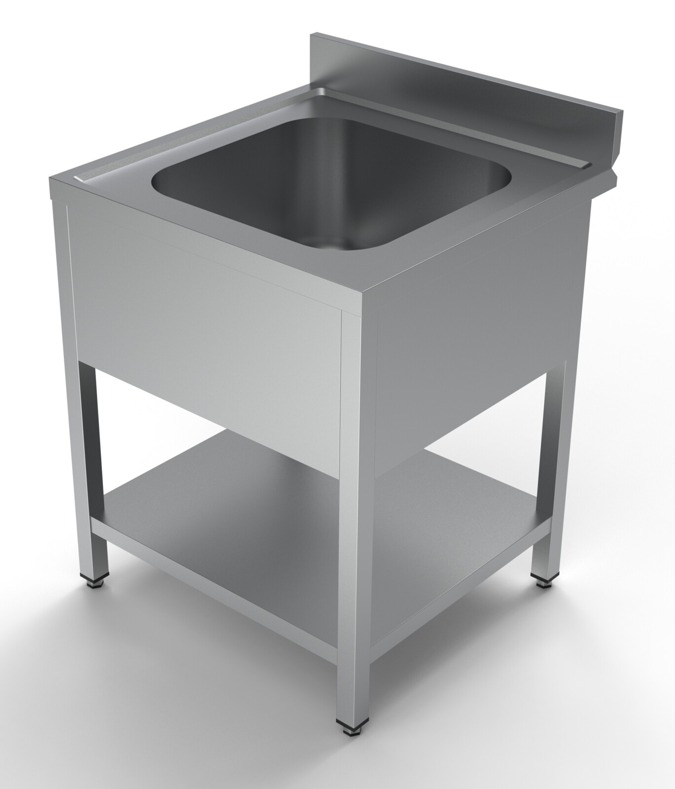 Combisteel Stainless Steel Sink Unit 700x700mm, Single Bowl 1
