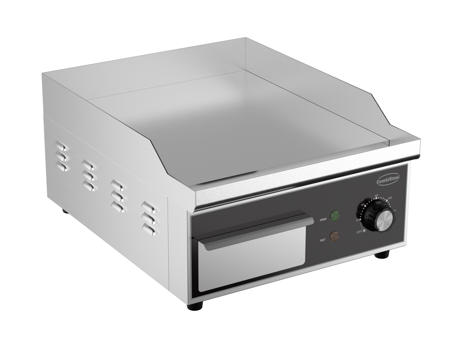 Combisteel Electric Fry Top Smooth, 2 kW, 360x450mm Tabletop 1