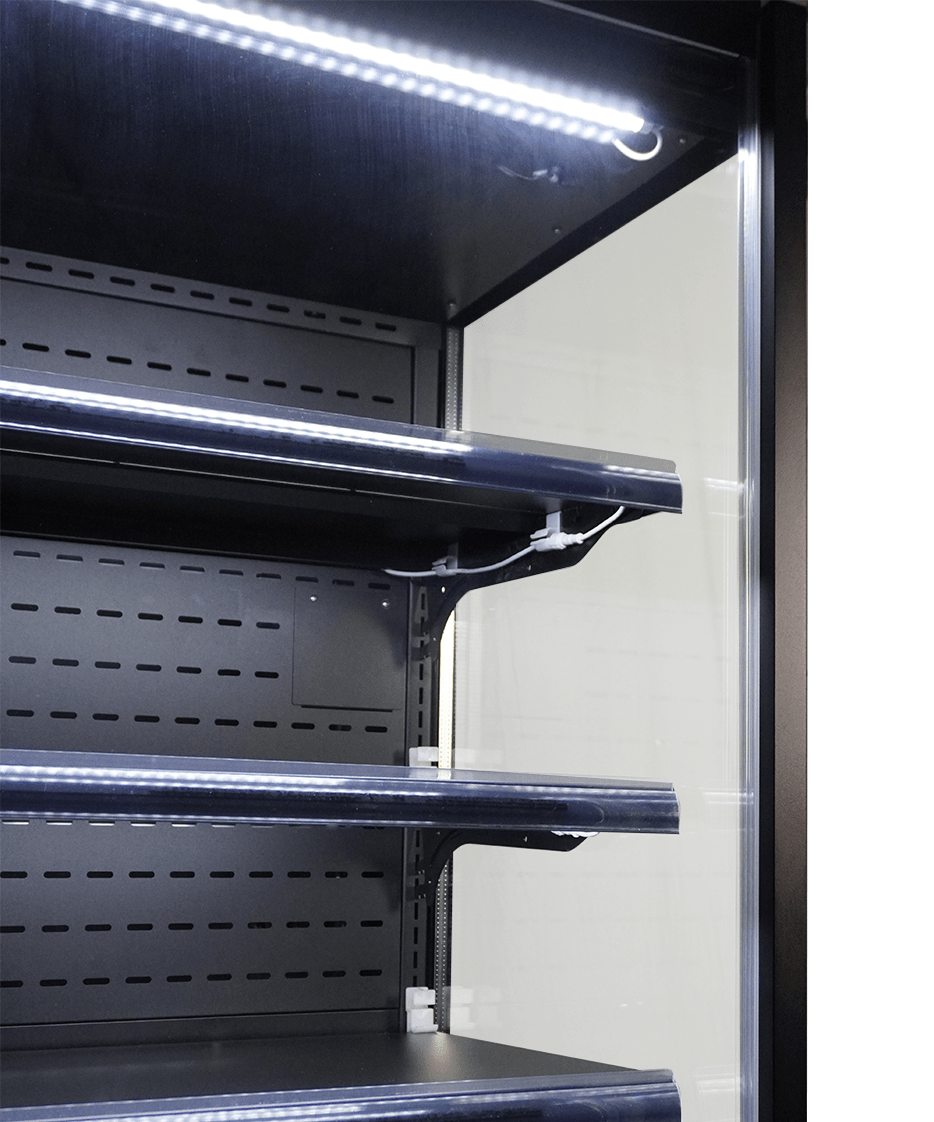 Combisteel Marco 2.5 Wall Mounted Display Cooler, 2585L, 4 Glass Doors 3