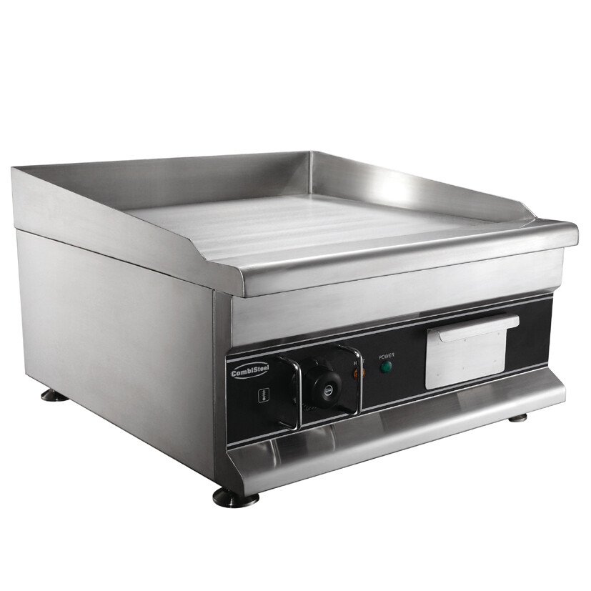 Combisteel Electric Fry Top Chrome 500, 3kW, Smooth Griddle 1