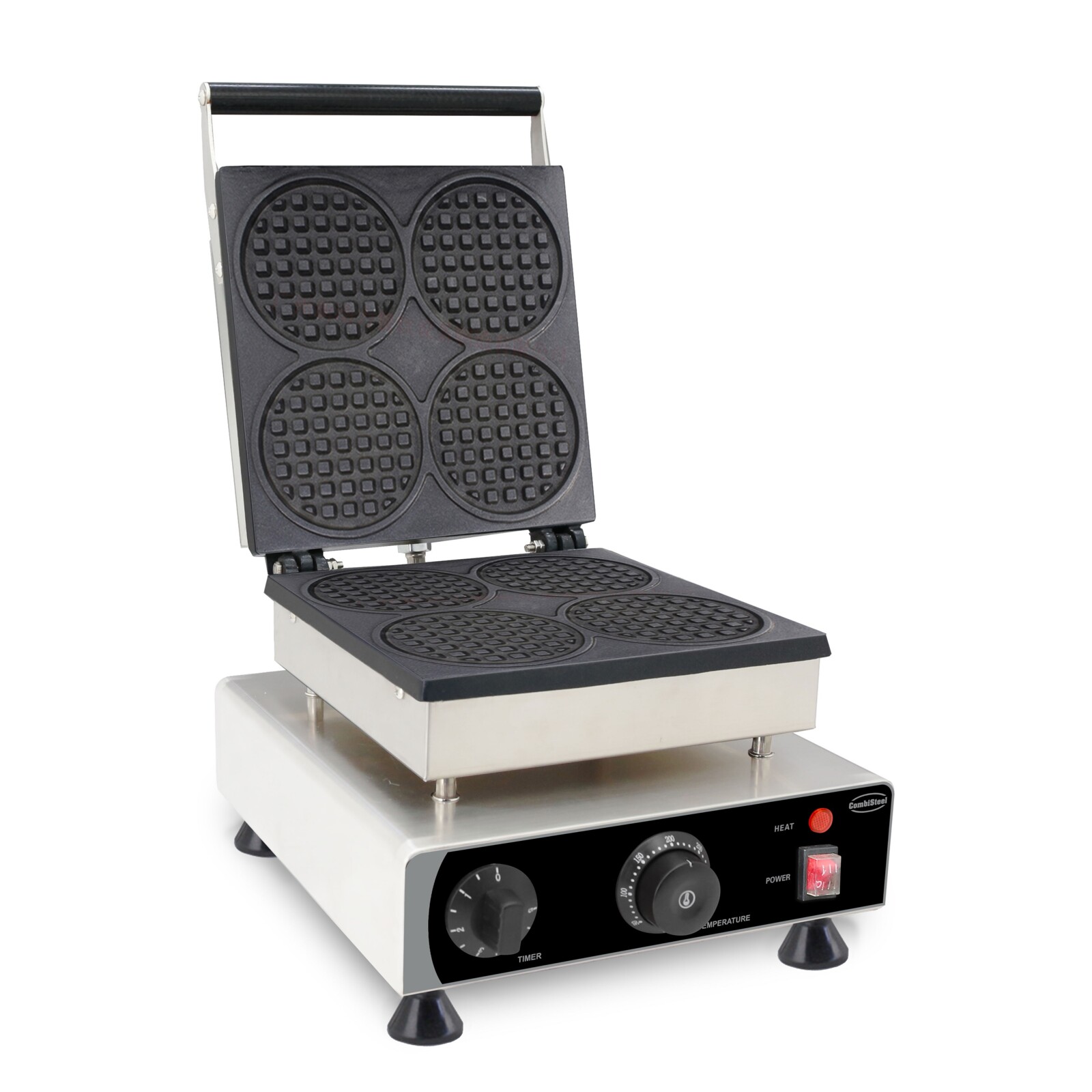 Combisteel Round Waffle Iron 4-Piece, 1.75 kW, Tabletop 2