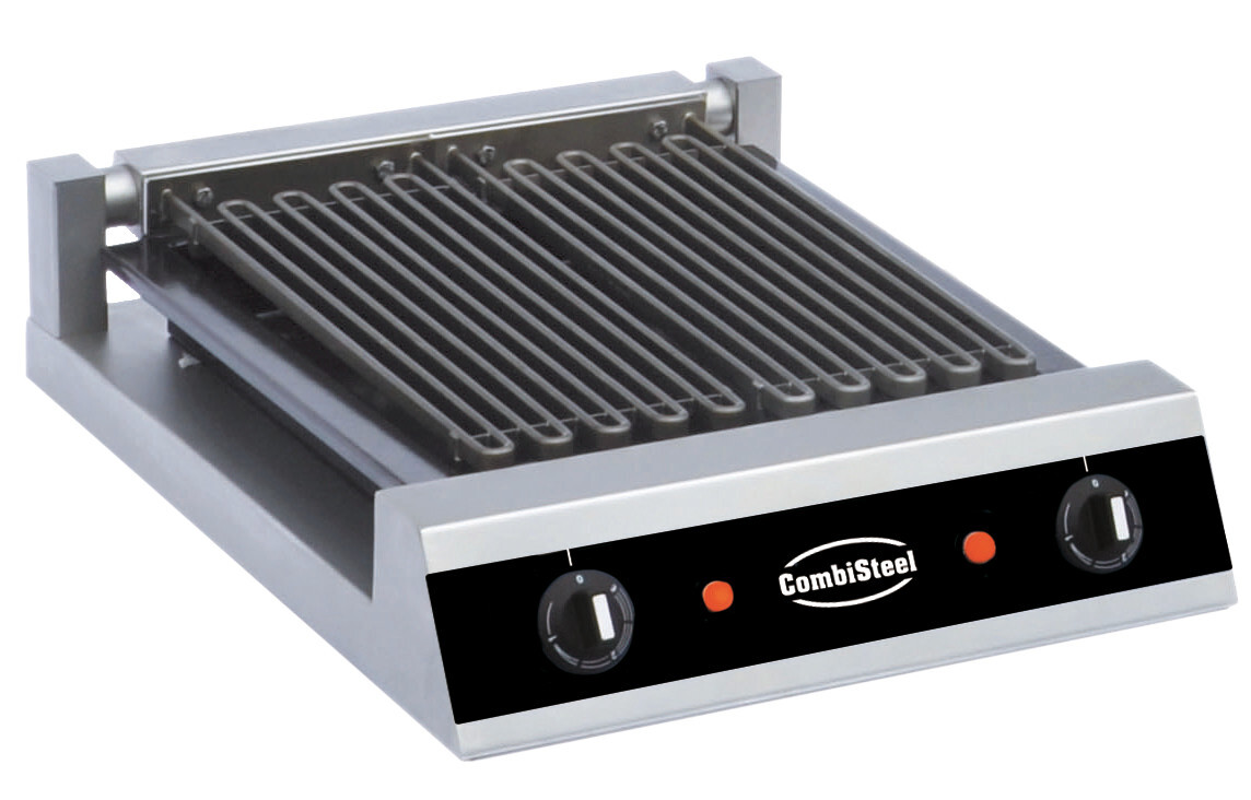 Combisteel Electric Vapo Grill 2 Elements, 3.2kW Ribbed Surface 1