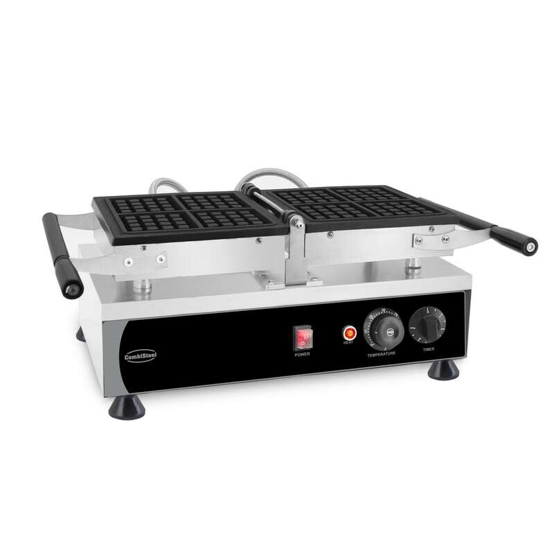 Combisteel Rotating Brussels Waffle Iron 4-Piece, 1.2 kW 1