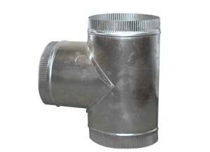 T-Piece 90° Complete Ø 250mm Ductwork Connector 1