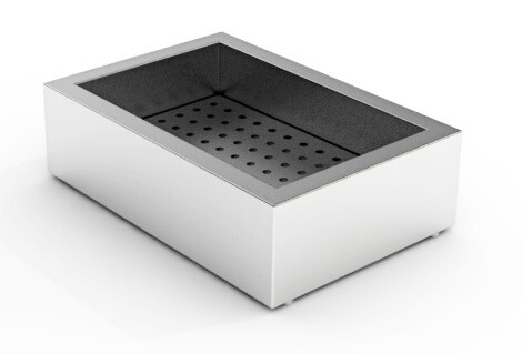 Crushed Ice Bin 1/1 GN, Stainless Steel, 402x590x170mm 1