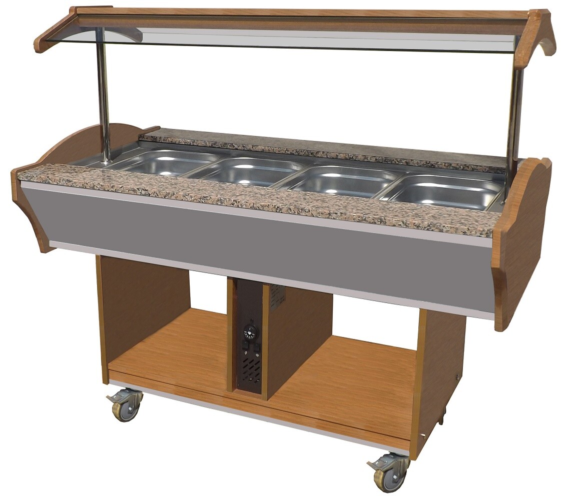 Combisteel Hot Buffet GN 4/1 Mobile, 3 kW, LED Lighting 1