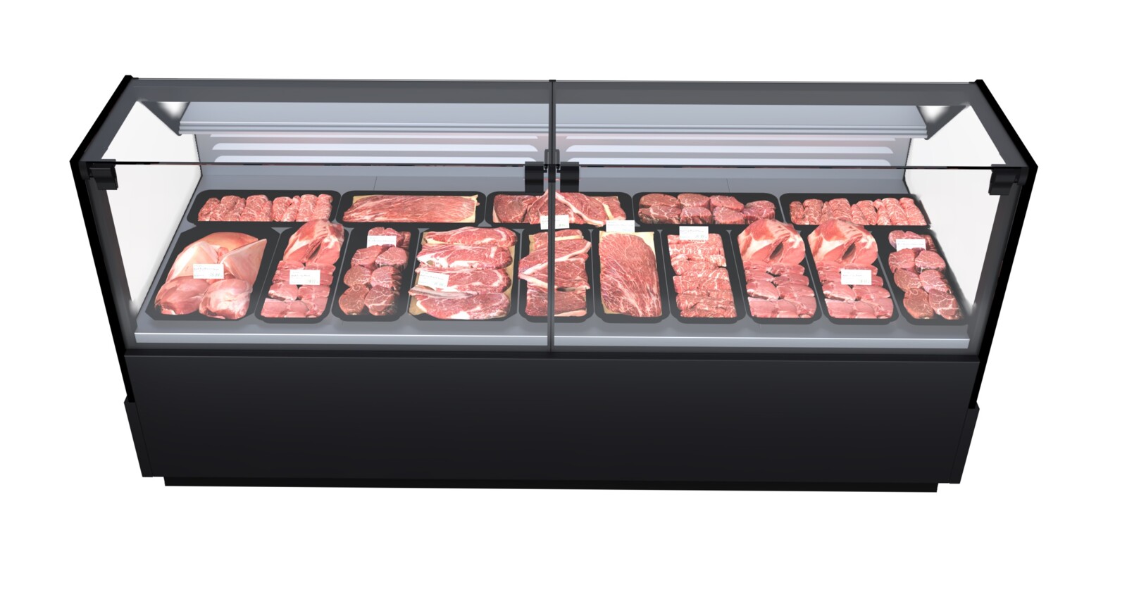 Combisteel Refrigerated Meat Display Rick 2.0, 804L, Plate Cooling 3