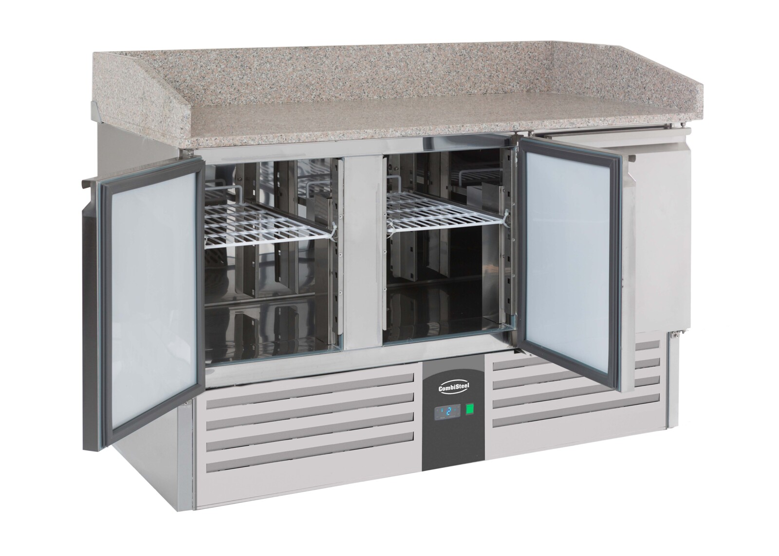 Combisteel Pizza Counter 3 Door, 230L, Granite Worktop 2